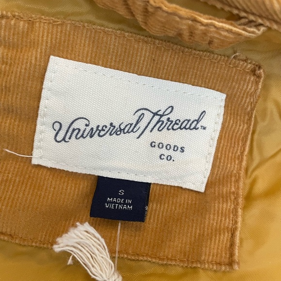 64. Universal Thread Quilted Corduroy Jacket, Size S, NWT - Picture 5 of 7
